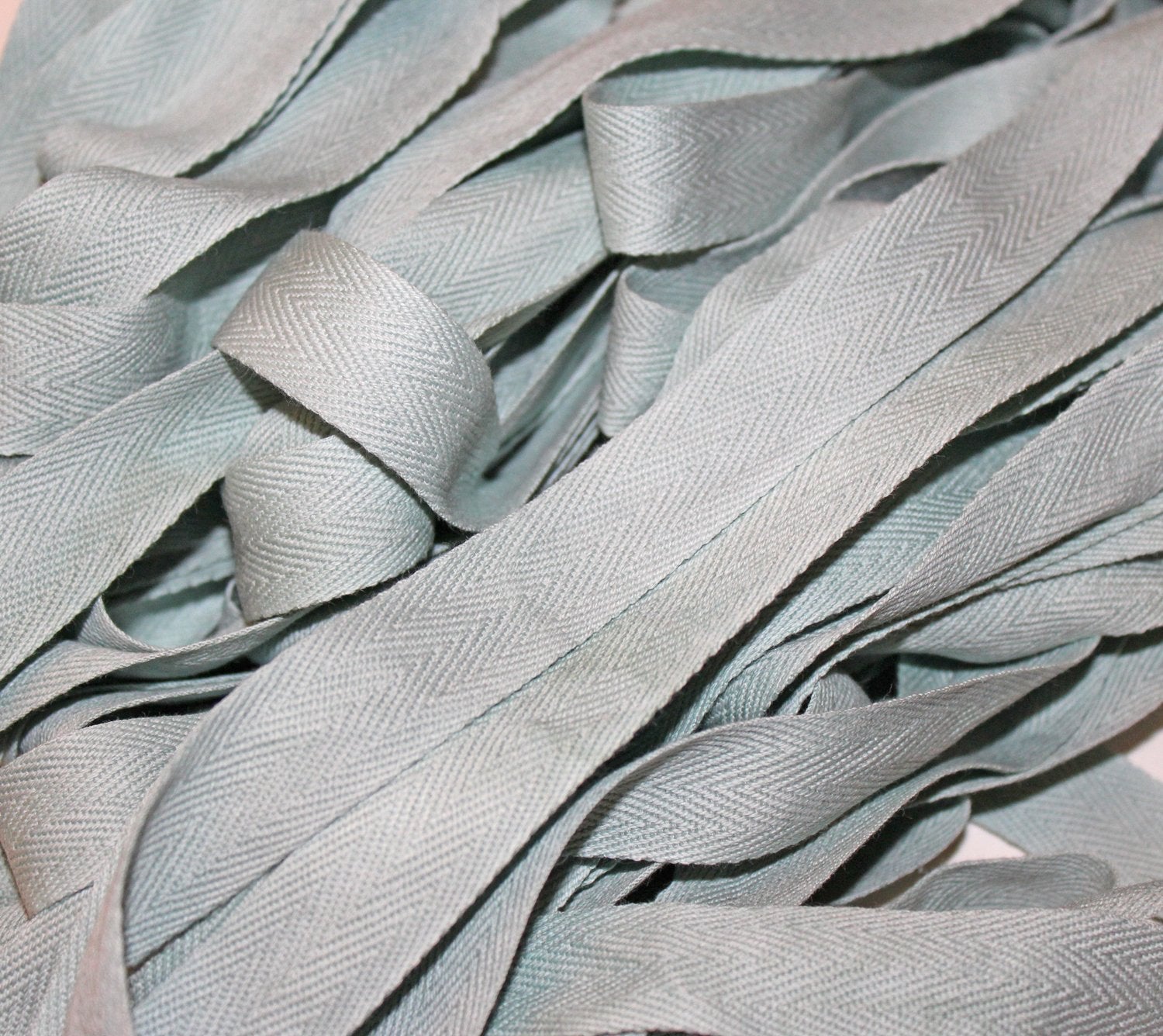 Cornflower - Hand-dyed Cotton Twill Tape