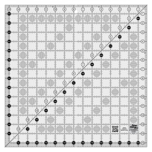 Creative Grids Quilt Ruler 15-1/2in Square