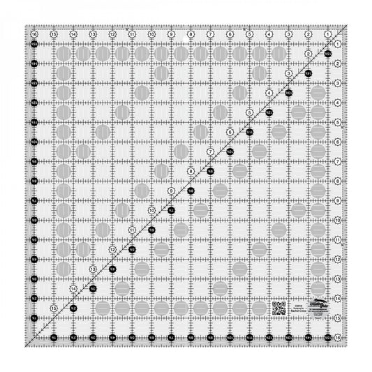 Creative Grids Quilt Ruler 16-1/2in Square