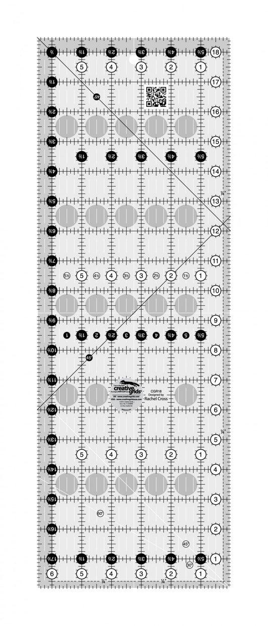 Creative Grids Quilt Ruler 6-1/2in x 18-1/2in