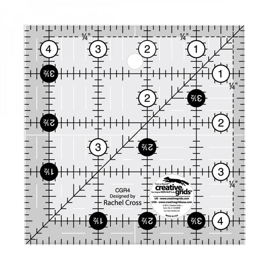 Creative Grids Quilt Ruler 4-1/2in x 12-1/2in