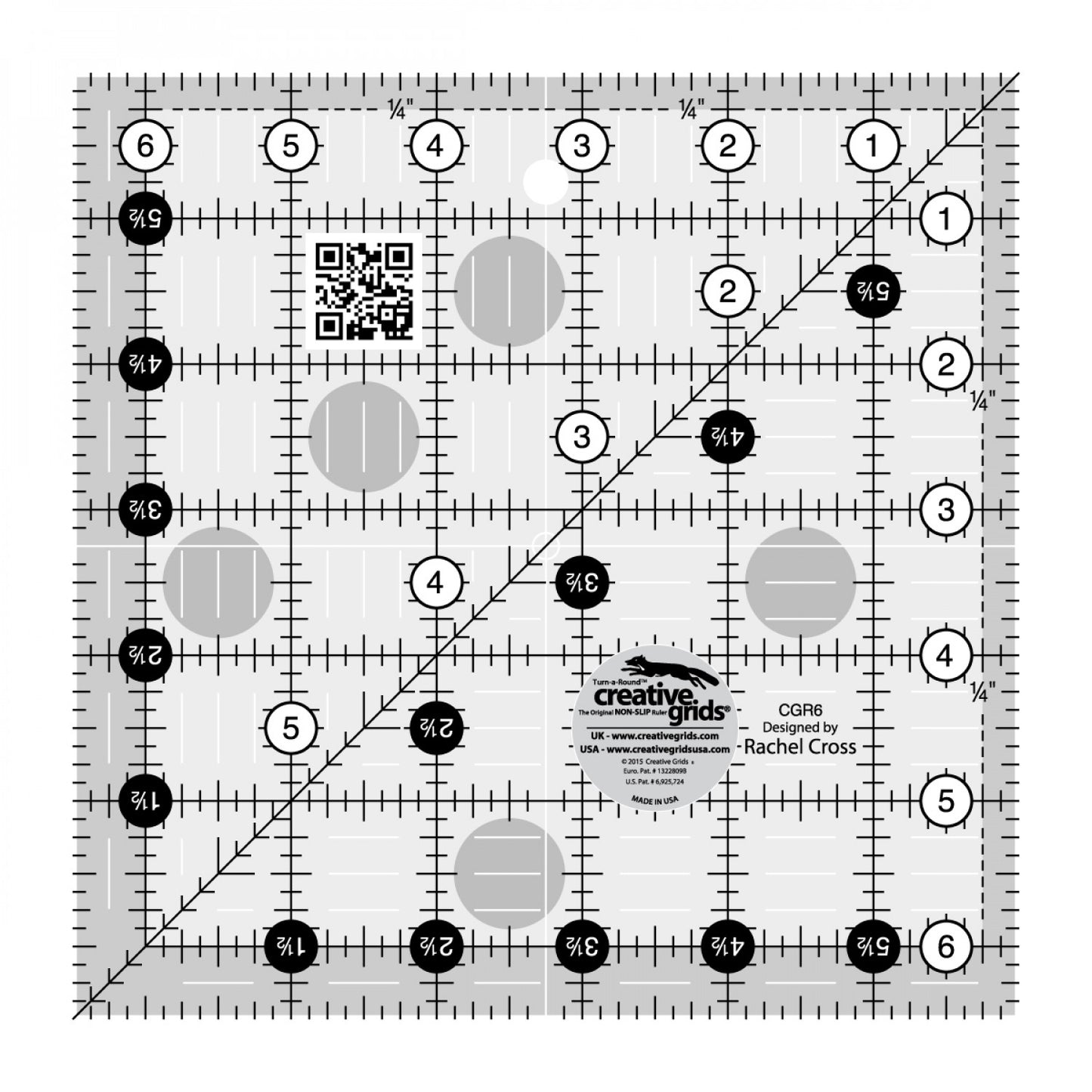 Creative Grids 60 Degree Diamond Ruler