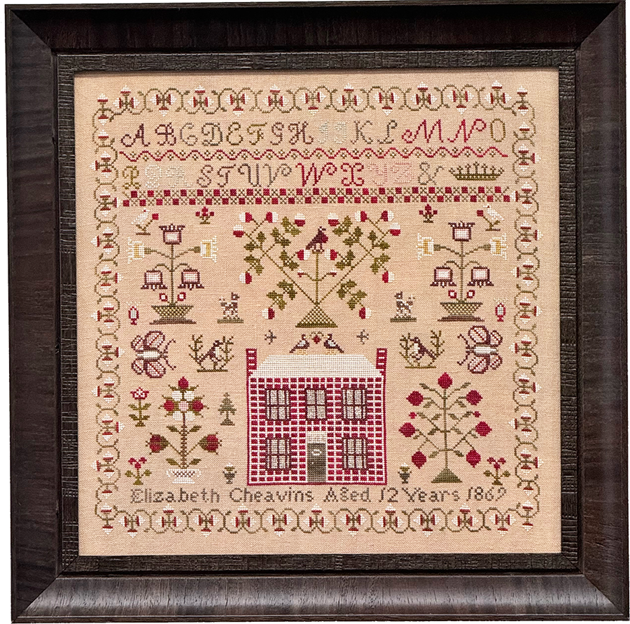 Preorder Elizabeth Cheavins 1869 Sampler & Pinwheel