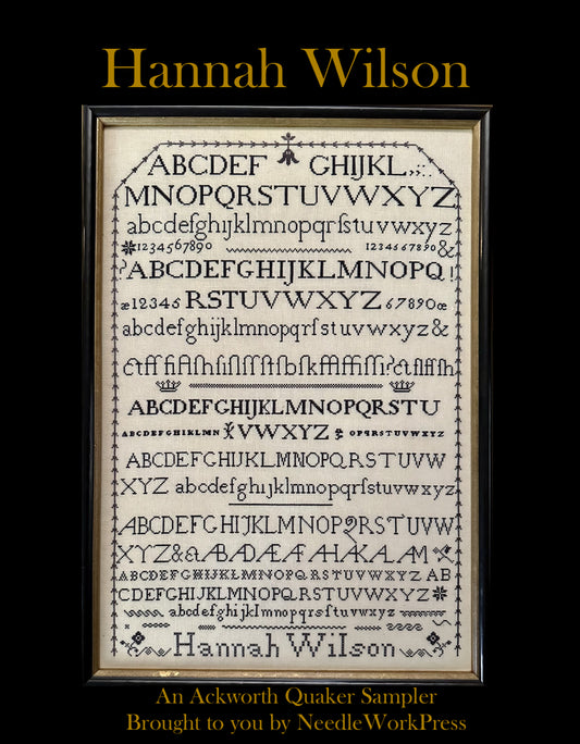 Preorder Hannah Wilson Ackworth Sampler