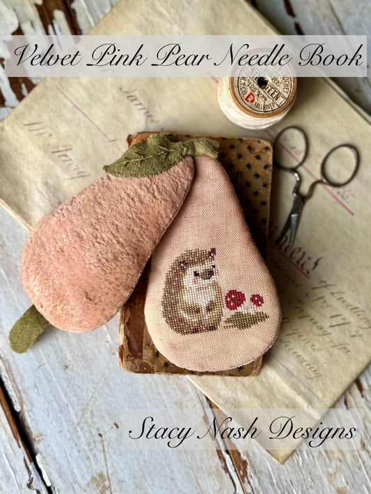 Preorder Velvet Pink Pear Needle Book