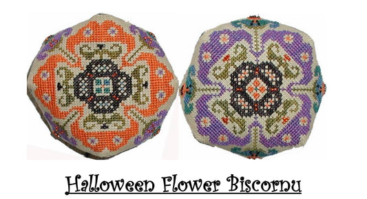 Halloween Flower Biscornu