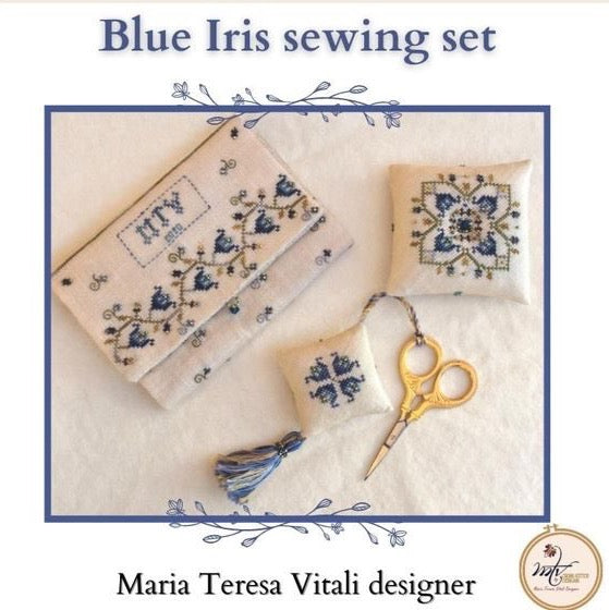 Blue Iris Sewing Set