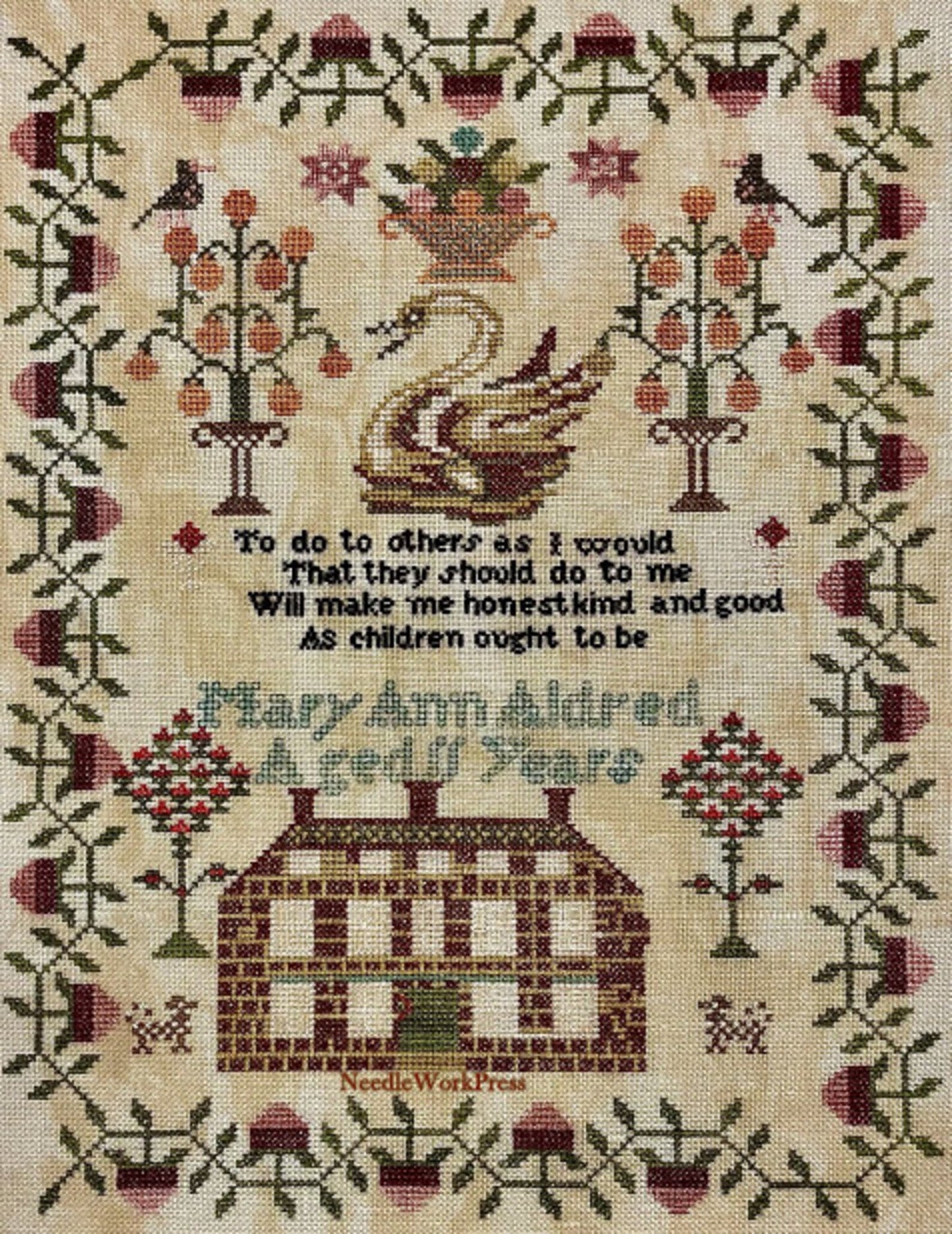 Mary Ann Aldred Sampler