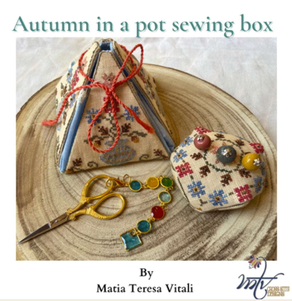 Autumn in a Pot Sewing Box