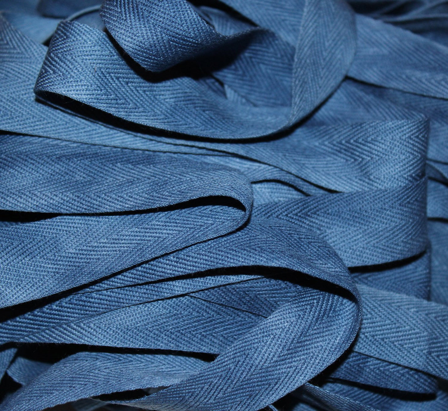 Azure - Hand-dyed Cotton Twill Tape