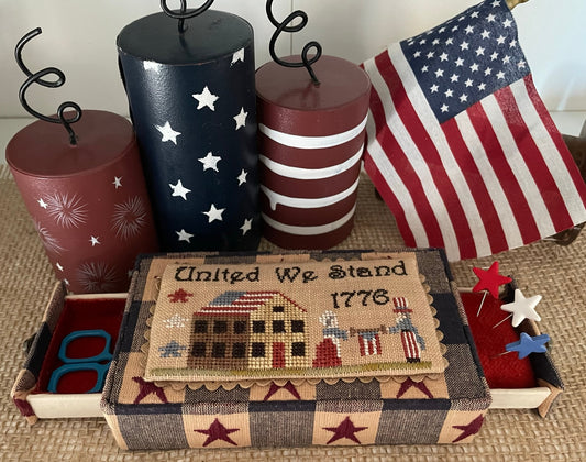 United We Stand Sewing Box